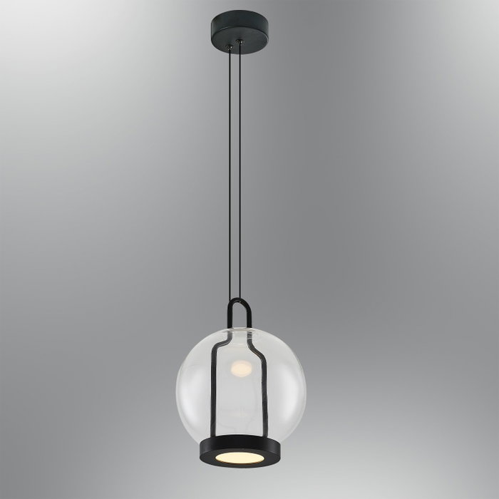 Opviq Lámpara de araña de metal negro con LED ajustable Opviq Lámpara de araña de metal negro con LED ajustable